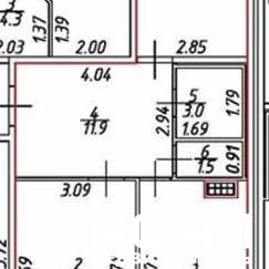 2-комнатная квартира