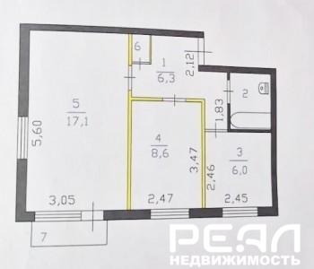 2-комнатная квартира