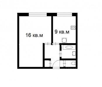 1-комнатная квартира