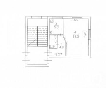 1-комнатная квартира
