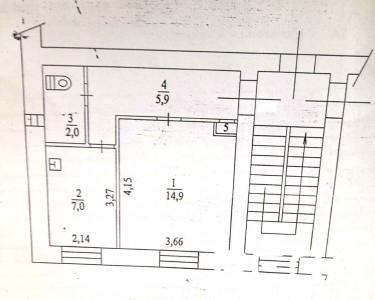 1-комнатная квартира