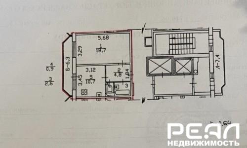 1-комнатная квартира