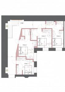 3-комнатная квартира