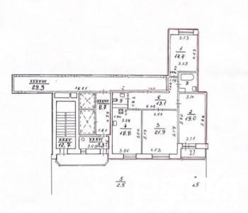 3-комнатная квартира