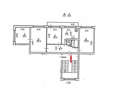 4-комнатная квартира