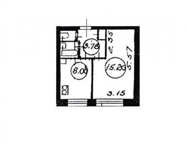 1-комнатная квартира