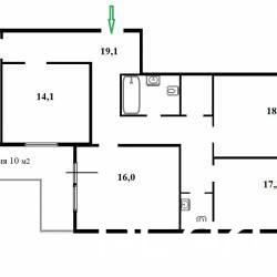 4-комнатная квартира