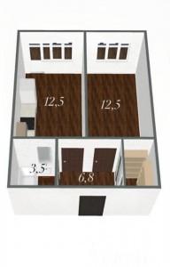 1-комнатная квартира