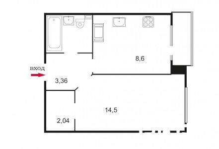 1-комнатная квартира