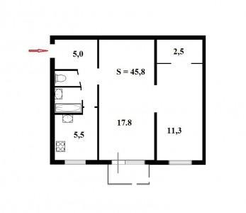 2-комнатная квартира