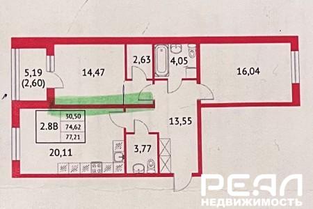 2-комнатная квартира