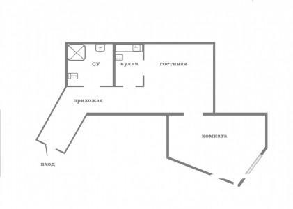 1-комнатная квартира