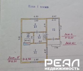 Дача с участком 7.6 сот. в садоводстве