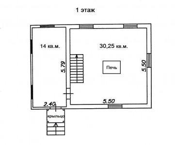 Жилой дом с участком 6.6 сот. в садоводстве