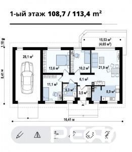 Жилой дом с участком 10.5 сот. ИЖС