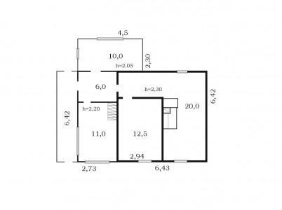 Жилой дом с участком 11 сот. в садоводстве