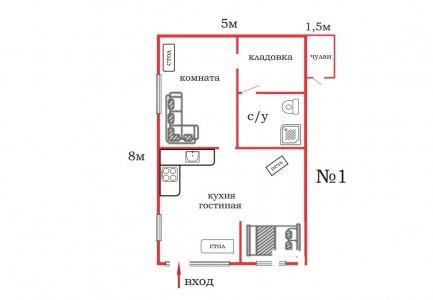 Жилой дом с участком 1 сот. ИЖС